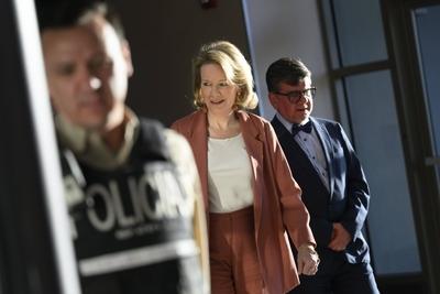 Queen Mathilde In  Costa Rica With Unicef-stock-photo