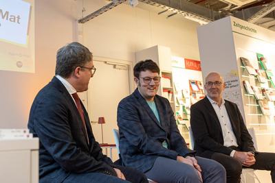 Pr?sentation der Werbekampagne Wahl-O-Mat in Bonn - 10.02.2025-stock-foto
