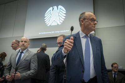 CDU/CSU, Friedrich Merz, Alexander Dobrindt-stock-photo