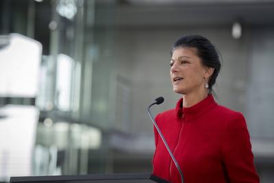 Gruppe, BSW, Sahra Wagenknecht-stock-photo