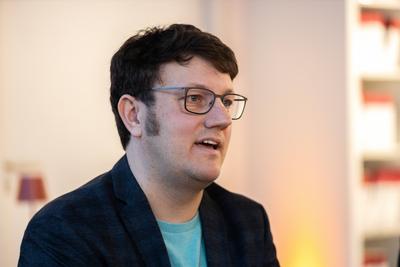 Pr?sentation der Werbekampagne Wahl-O-Mat in Bonn - 10.02.2025-stock-foto