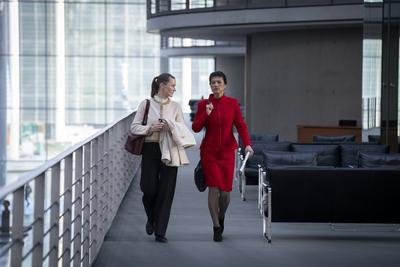Gruppe, BSW, Sahra Wagenknecht-stock-photo