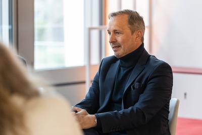 Pr?sentation der Werbekampagne Wahl-O-Mat in Bonn - 10.02.2025-stock-foto