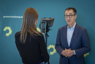 B?ndnis 90/Die Gr?nen, Bundestag, Bundesminister, Cem ?zdemir-stock-foto