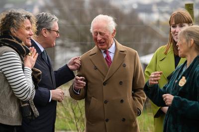 King Charles in Cornwall-stock-photo