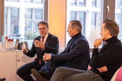 Pr?sentation der Werbekampagne Wahl-O-Mat in Bonn - 10.02.2025-stock-foto