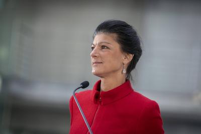 Gruppe, BSW, Sahra Wagenknecht-stock-photo