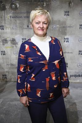 Renate K?nast bei der Neonyt Fashion Show im Rahmen der MBFW auf der Berlin Fashion Week Autumn/Winter 2020 im Kraftwer-stock-foto