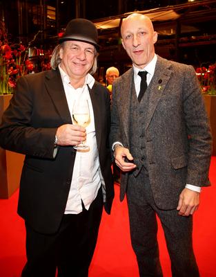 Pepe Danquart und Oliver Hirschbiegel - Berlin Film Festival 2015 Opening Gala Party (Berlinale) at Potsdamer Platz in B-stock-foto