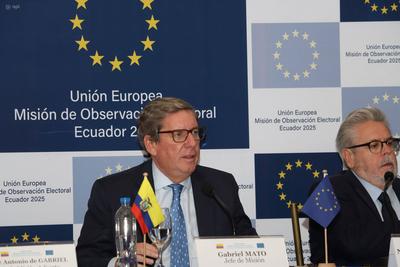 OBSERVADORES UNION EUROPEA-stock-foto