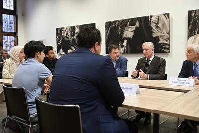King Philippe Visits The Hannah Arendt Institute-stock-photo