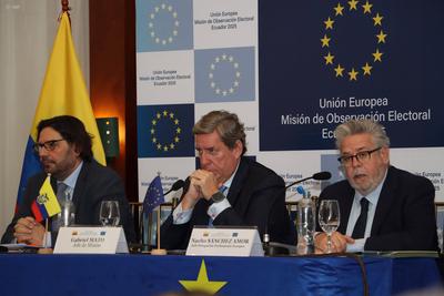 OBSERVADORES UNION EUROPEA-stock-foto