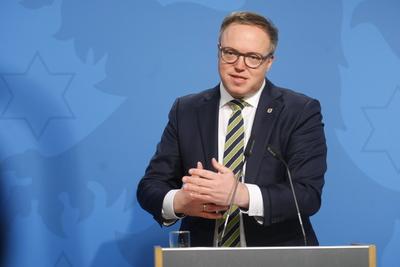 Regierungsmedienkonferenz Th?ringen-stock-foto