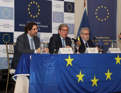 OBSERVADORES UNION EUROPEA-stock-foto