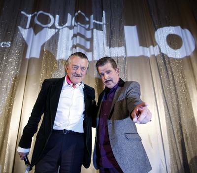 "Touch Yello", Dieter Meier und Boris Blank, alias "YELLO" stellen neues Album vor-stock-foto