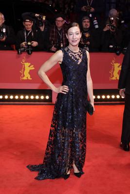 Johanna Wokalek bei der Eroeffnung der 73. Berlinale Internationale Filmfestspiele mit der - She Came To Me- Film Premie-stock-foto