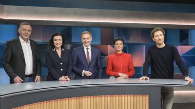GER, Berlin, hart aber fair, Polittalk, 10.02.2025,-stock-foto