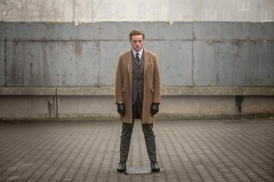 writer Szczepan Twardoch Poland POLEN 01 2018 Gliwice Schriftsteller Szczepan Twardoch im Obersc-stock-foto