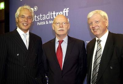 ARD Hauptstadttreff der Politik und Medien Berlin den 23 09 2004 ARD Hauptstadttreff der Politik und-stock-photo