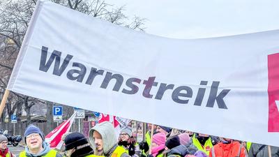 Warnstreik Kita Leipzig-stock-foto