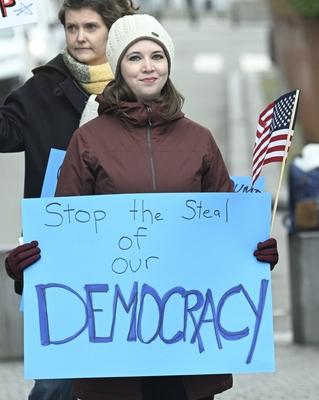 Gathering of Democrats Abroad Belgium-stock-photo