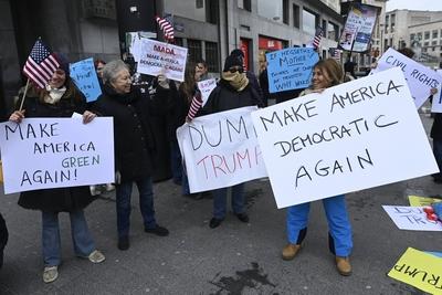Gathering of Democrats Abroad Belgium-stock-photo