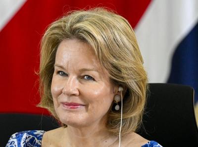 Queen Mathilde In  Costa Rica With Unicef-stock-foto