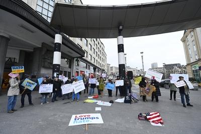 Gathering of Democrats Abroad Belgium-stock-photo