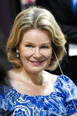 Queen Mathilde In  Costa Rica With Unicef-stock-foto