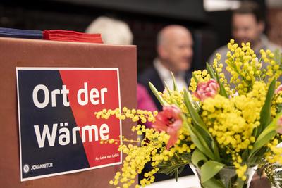 Berlins Regierender B?rgermeister Kai Wegner besucht den 'Ort der W?rme' im Humboldt Forum am 12.02.2025-stock-foto