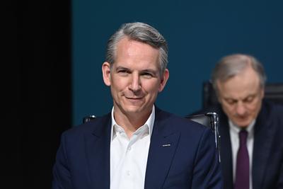 Siemens Hauptversammlung 2025-stock-foto