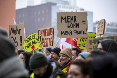 Caritas-Tuer bei GKV-stock-foto