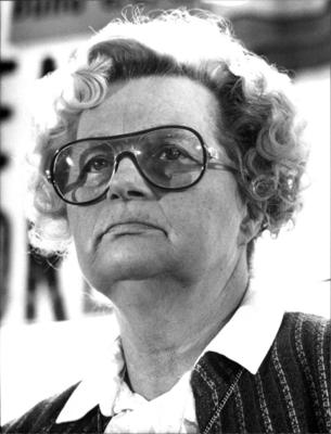 Trude Unruh Das Foto zeigt die deutsche Politikerin und Vorsitzende des Seniorenschutzbundes e.V. mit Sitz in Wuppertal-stock-foto