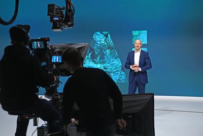 Siemens Hauptversammlung 2025-stock-foto