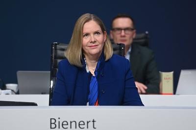 Siemens Hauptversammlung 2025-stock-foto
