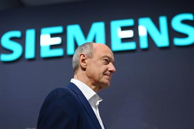 Siemens Hauptversammlung 2025-stock-foto