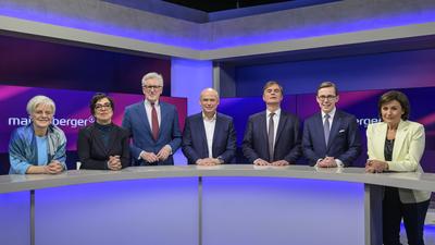 GER, Berlin, TV, maischberger, 12.02.2025,-stock-foto