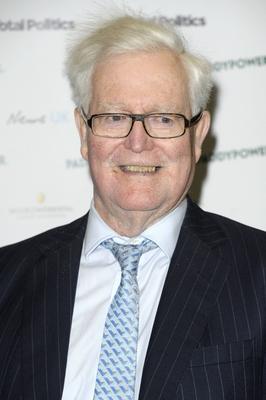Lord Douglas Hurd attends the Political Book Awards London United Kingdom Wednesday 19th March 2-stock-photo