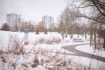 Berlin, Schneewetter-stock-foto