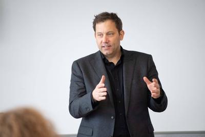 Lars Klingbeil bei ThyssenKrupp Steel-stock-foto