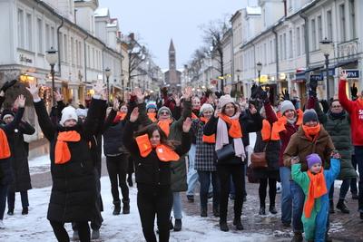 One Billion Rising in Potsdam-stock-foto