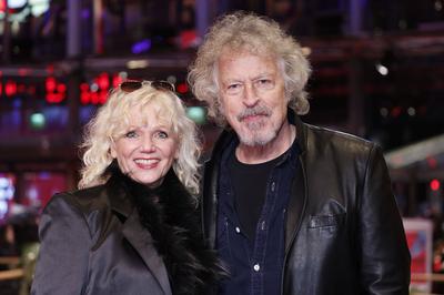 Wolfgang Niedecken mit Ehefrau Tina Golemiewski-stock-foto