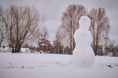 Berlin, Schneewetter-stock-foto