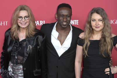 Maren Gilzer, Jerry Kwarteng, Gast-stock-foto