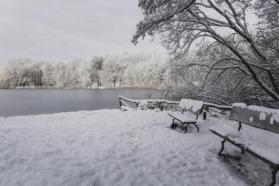 Winter in Berlin-stock-foto