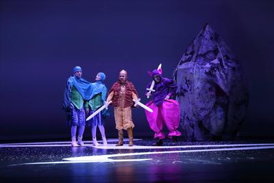 Theater an der Parkaue Berlin Sasja und das Reich jenseits des Meeres-stock-foto