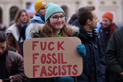 Fridays for Future Demo in Potsdam-stock-foto