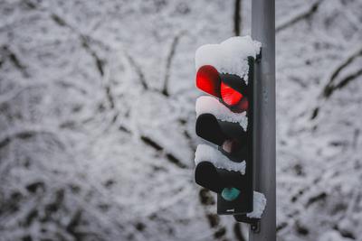 Winter in Berlin-stock-foto