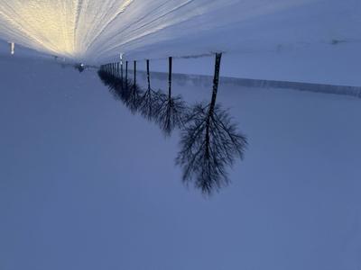 Oberlausitz - Erneuter Wintereinbruch in der Oberlausitz-stock-foto