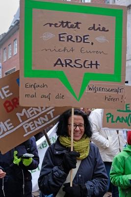 FFF-Demonstration f?r Klimaschutz-stock-foto